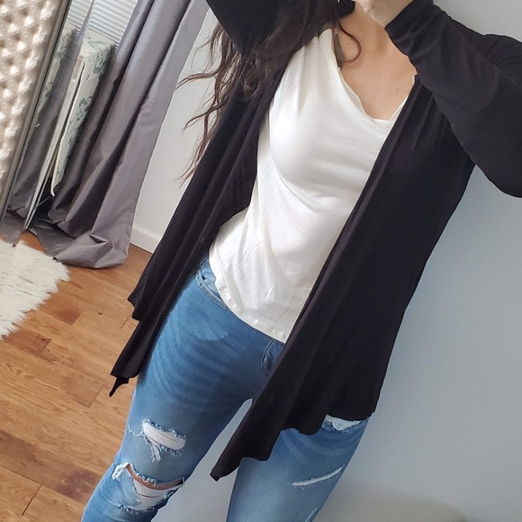 LAST M❗️Black lightweight cardigan wrap - Picture 8 of 8